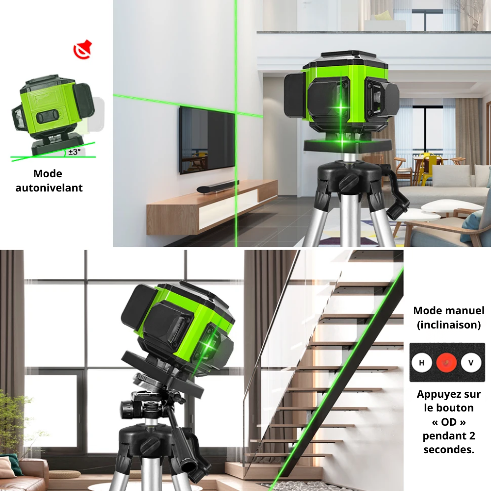 Grid & Gauge™ Line 12 - Niveau laser 3D