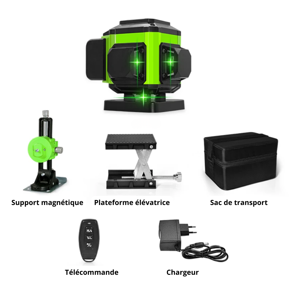 Grid & Gauge™ Line 12 - Niveau laser 3D