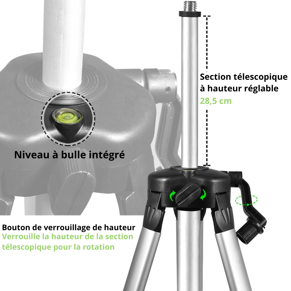 Grid & Gauge™ Trépied