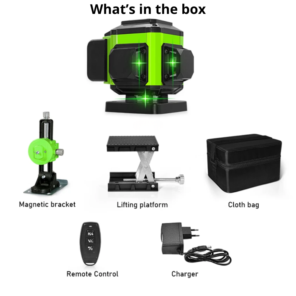 Grid & Gauge™ Line 12 - Niveau laser 3D