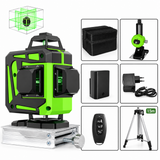 Niveau laser 4D avec son trépied 1,50 m et le contenu du carton